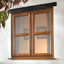 window-with-brown-frame
